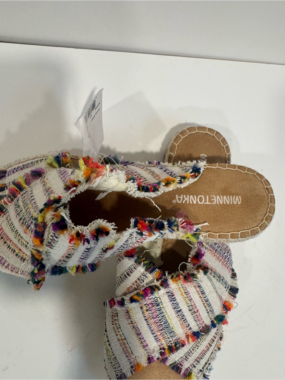 MINNETONKA women’s MOCCASIN "PEPPER" CASUAL SANDAL size 8 NWT - Picture 6 of 7